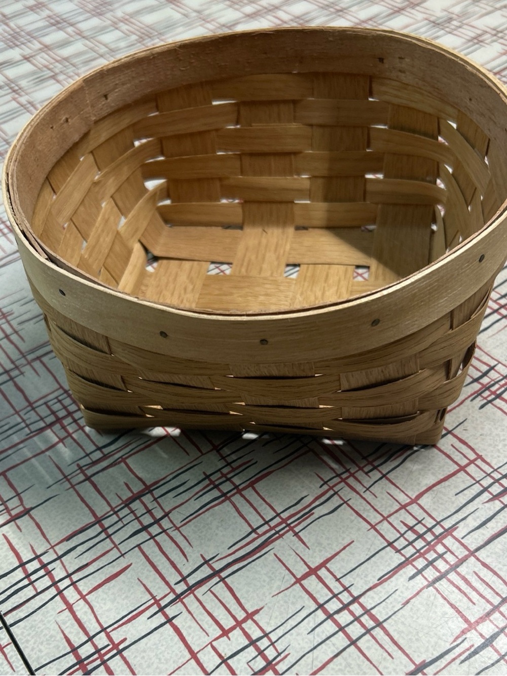 Vintage Small Catch All Handwoven Basket
